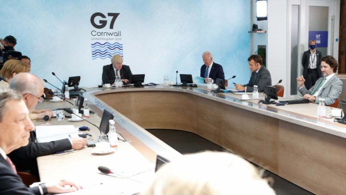 G7公報猛踩中共紅線 再提台海安全及病毒溯源 | G7 峰會 | 聯合公報 | 新疆人權 | 新唐人电视台