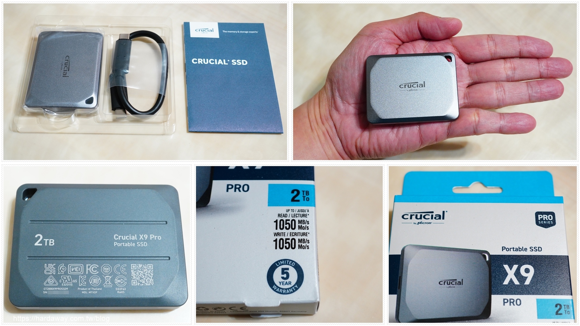 【開箱】2TB美光Micron Crucial X9 Pro SSD行動硬碟，38克重量與IP55防水防塵能力攜帶使用更方便放心 | hy321250財經資料、旅遊、資訊及美食心得記錄處 | 數位生活分享 | 痞客邦 | PIXNET