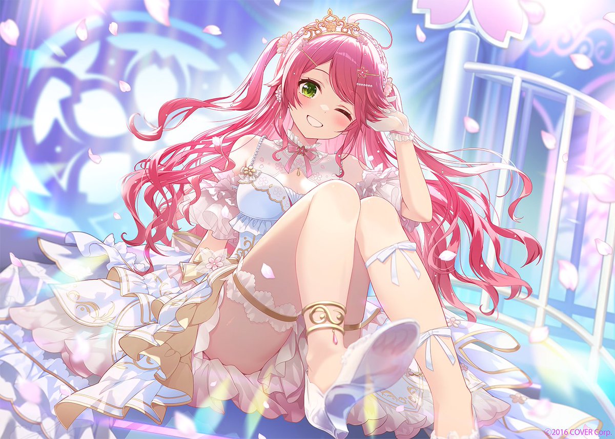 ✨さくらみこお誕生日記念2025🌸 主視覺插圖 - さくらみこのみこぴー